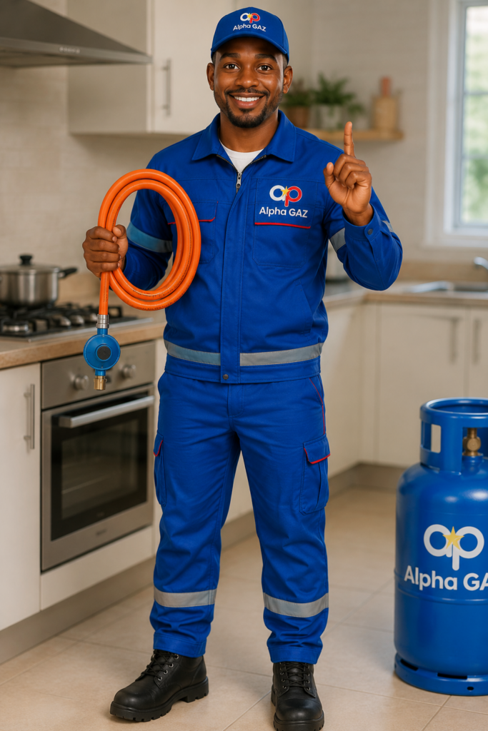 monsieur alpha gaz et tuyeau de gaz